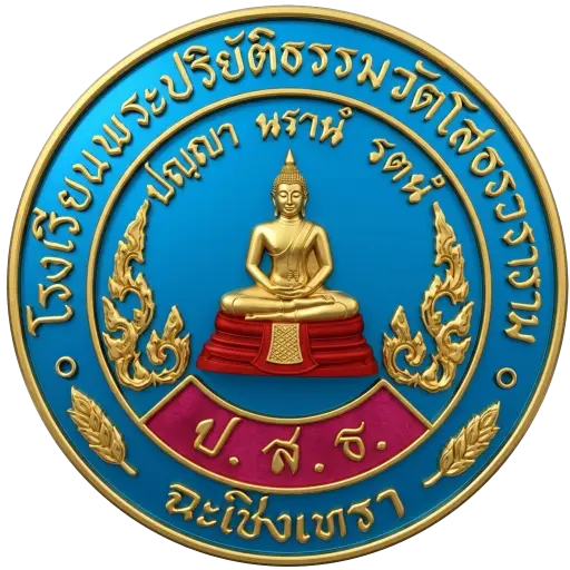 ตราโรงเรียนพระปริยัติธรรม วัดโสธรวราราม